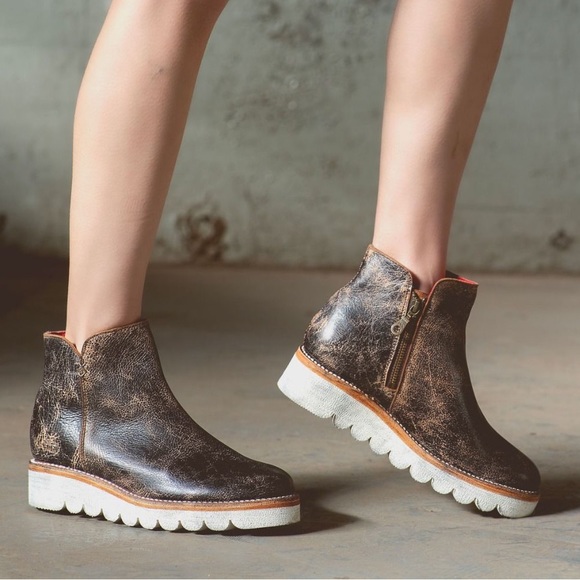 Bed Stu Shoes Bed Stu Brand Lydyi Booty Worn Black Sz 9 Poshmark